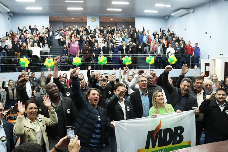 MDB realiza 1º Encontro Regional em Ponta Grossa com foco na união e fortalecimento partidário