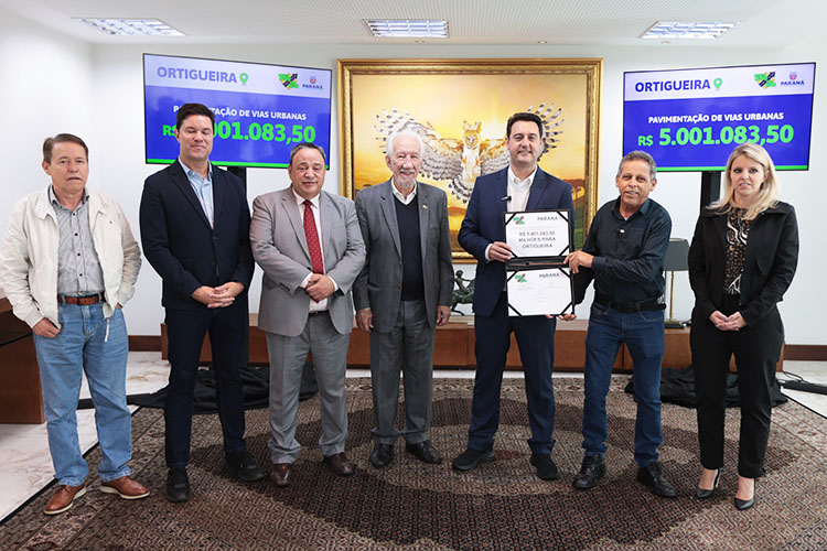 Governo libera R$ 5 milhões para o Asfalto Novo, Vida Nova em Ortigueira
