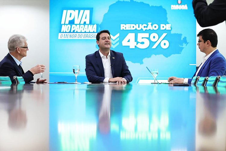Com redução de 45%, Paraná terá menor alíquota de IPVA do Brasil em 2026