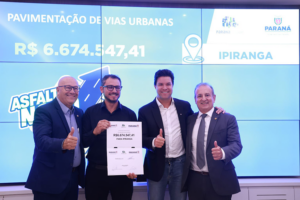 Governo do Estado autoriza R$ 6,6 milhões para pavimentação em Ipiranga